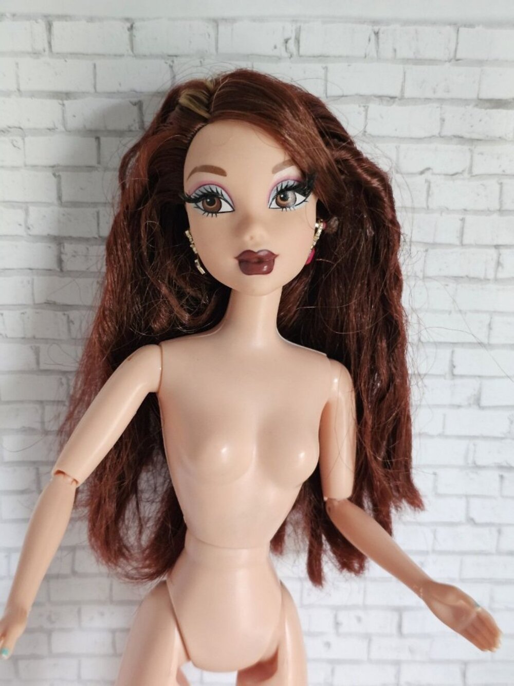 Mattel Vintage My Scene Goes Hollywood Chelsea Earrings Lashes Fashion Doll
